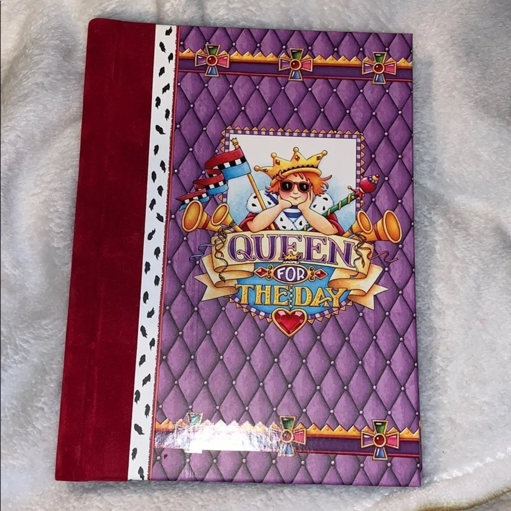 Mary Engelbreit Journal Red Velvet Spine